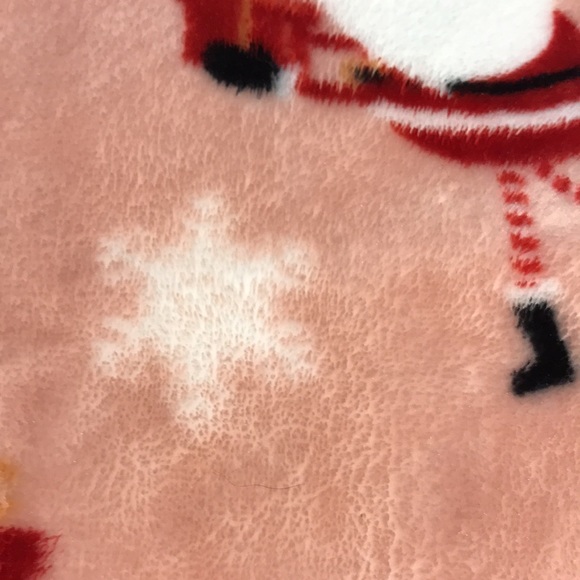 Christmas Cozy Blanket Snowmen Snow Santa Adorable So Soft NEW FINA… - Picture 9 of 9